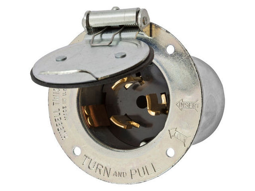 Bryant Locking Flanged Inlet 3P4W 3PH 480V With Cover (CS8175MBWP)