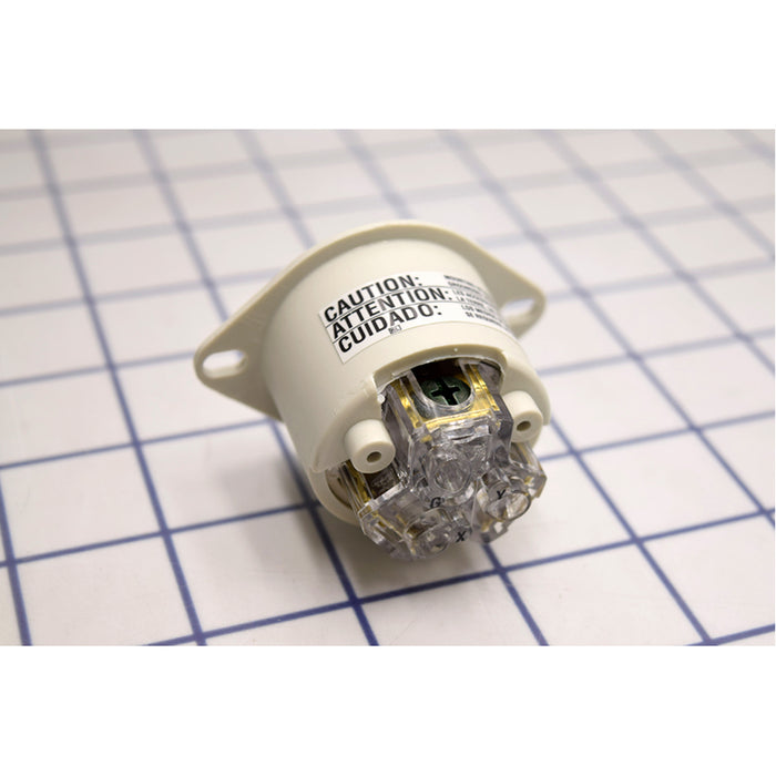 Bryant Locking Flanged Receptacle 15A 250V L6-15R White (70615ER)