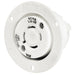 Bryant Locking Flanged Receptacle 20A 277/480V L19-20R White (71920ER)