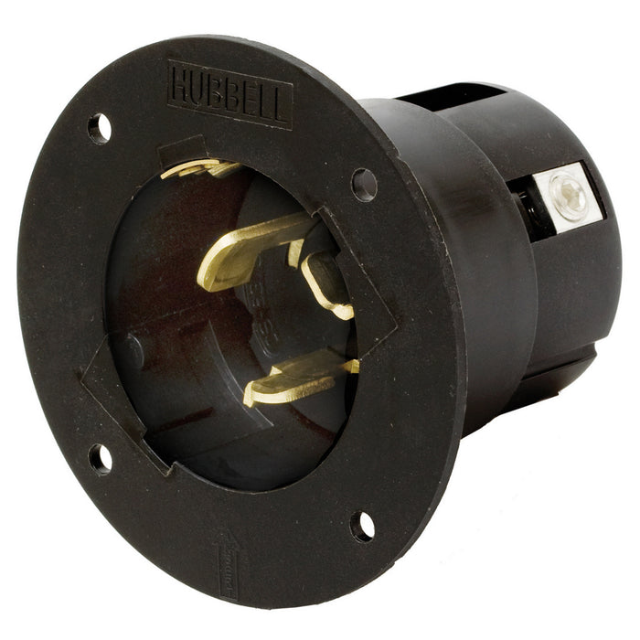 Bryant Locking Inlet 50A 125/250V 3P4W LC (CS6375L)