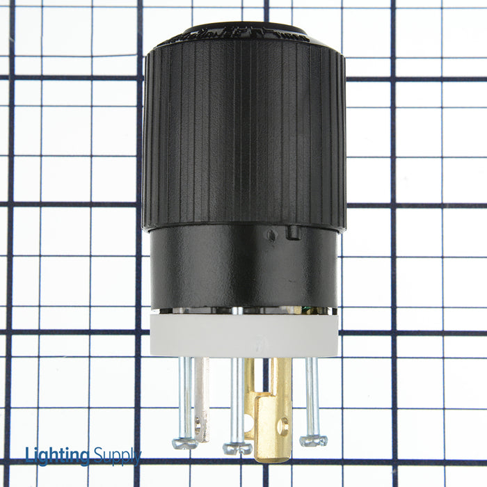 Bryant Locking Plug 15A 125V L5-15P Black And White (4721NP)