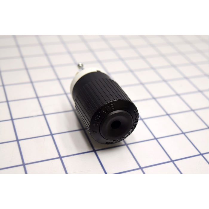 Bryant Locking Plug 15A 250V L6-15P Black And White (70615NP)
