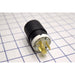Bryant Locking Plug 15A 250V L6-15P Black And White (70615NP)