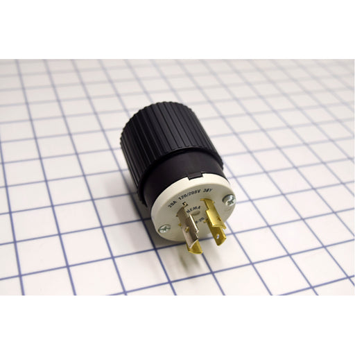 Bryant Locking Plug 20A 120/208V L18-20P Black And White (71820NP)