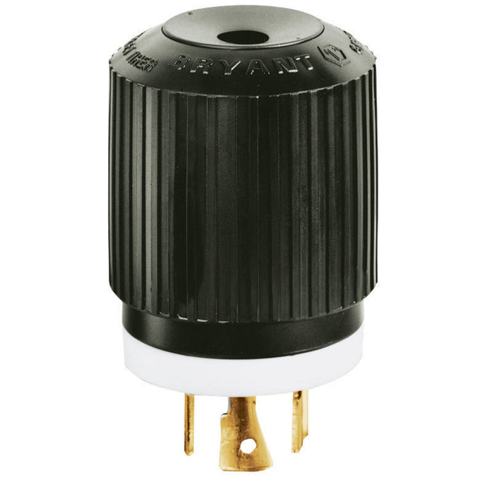 Bryant Locking Plug 20A 120/208V L21-20P Black And White (72120NP)