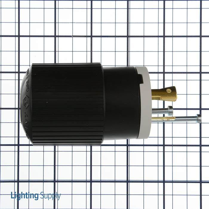 Bryant Locking Plug 20A 250V L6-20P Black And White (70620NP)
