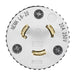 Bryant Locking Plug 20A 250V L6-20P Black And White (70620NP)