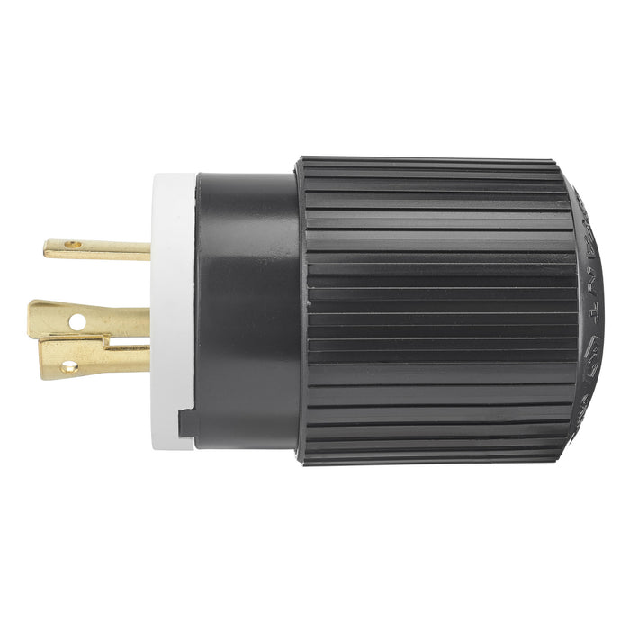Bryant Locking Plug 20A 250V L6-20P Black And White (70620NP)