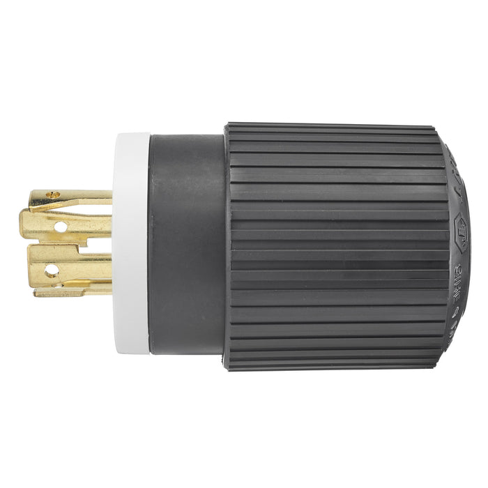 Bryant Locking Plug 20A 3PH 250V L15-20P Black And White (71520NP)