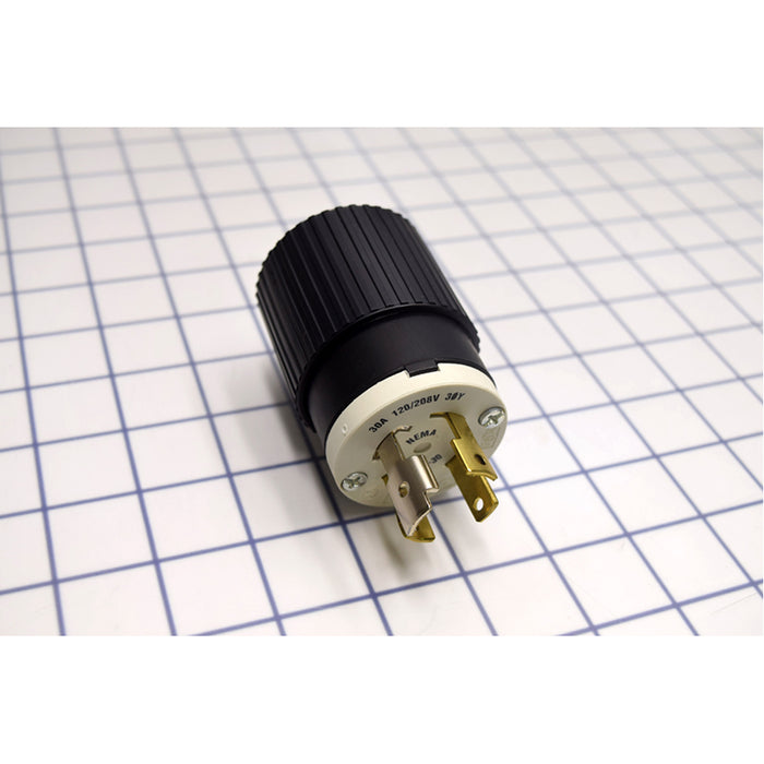 Bryant Locking Plug 30A 120/208V L18-30P Black And White (71830NP)