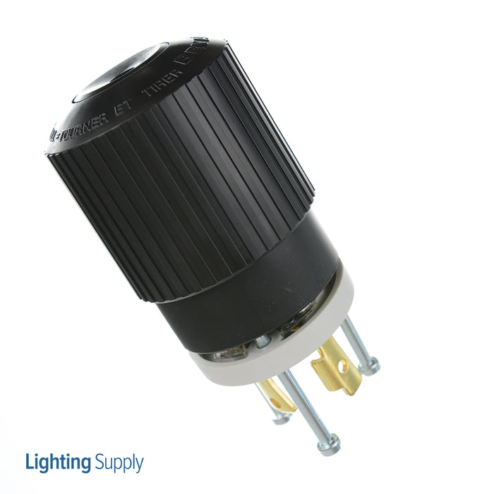 Bryant Locking Plug 30A 250V L6-30P Black And White CN (70630NP)