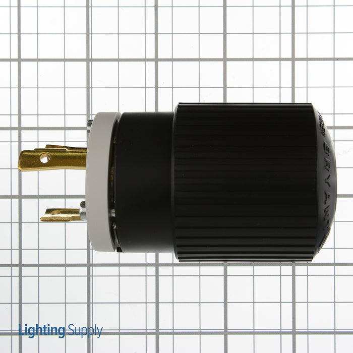 Bryant Locking Plug 30A 250V L6-30P Black And White CN (70630NP)