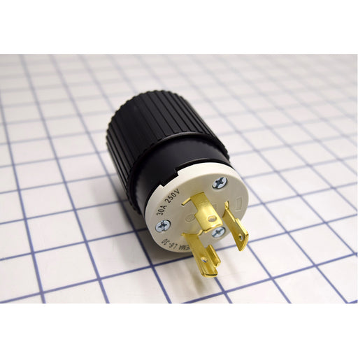 Bryant Locking Plug 30A 250V L6-30P Black And White CN (70630NP)