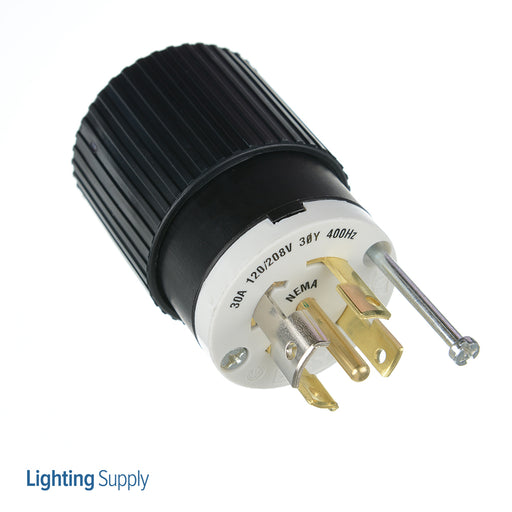 Bryant Locking Plug 30A 3PH 120/208V 400Hz FSL4P (FSL4NP)