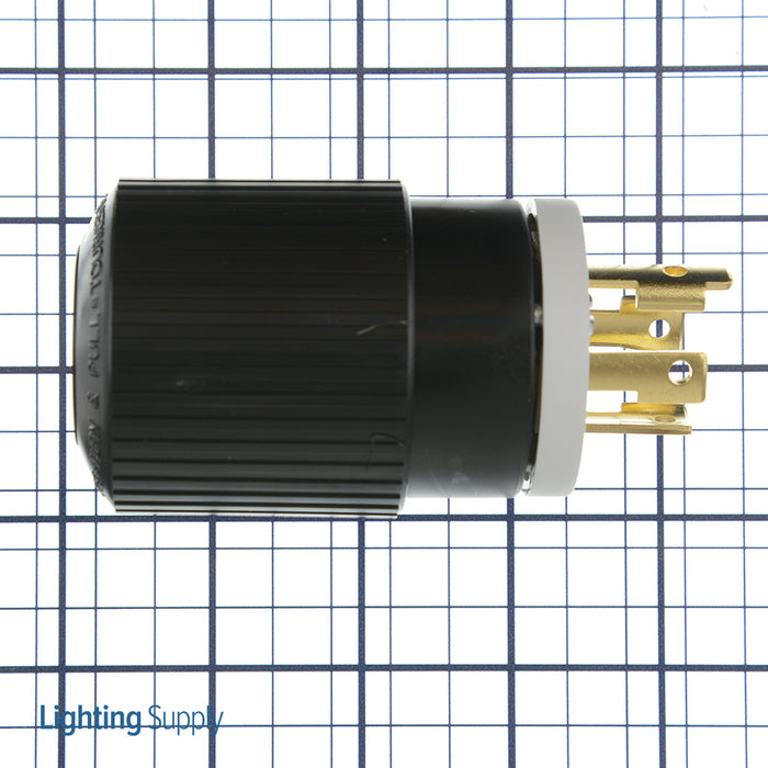 Bryant Locking Plug 30A 3PH 250V L15-30P Black And White (71530NP)