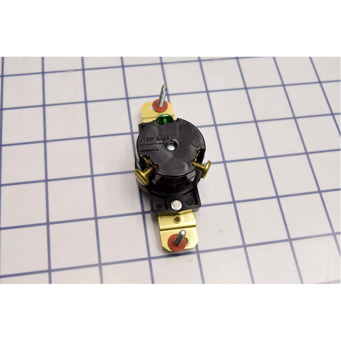 Bryant Locking Receptacle 15A 250V L6-15R Black (70615FR)