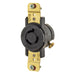 Bryant Locking Receptacle 15A 250V L6-15R Black (70615FR)