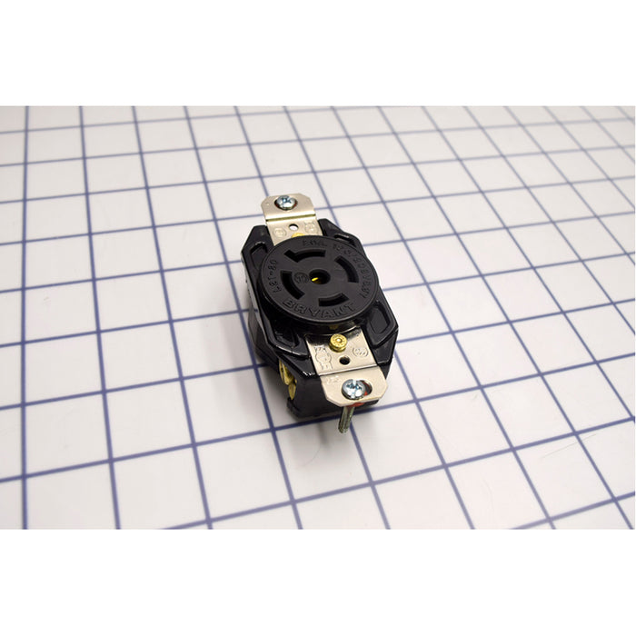 Bryant Locking Receptacle 20A 120/208V L21-20R Black (72120FR)