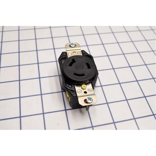 Bryant Locking Receptacle 20A 480V L8-20R Black (70820FR)
