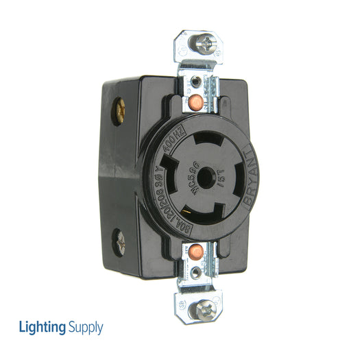 Bryant Locking Receptacle 30A 3PH 120/208V 400Hz FSL4R (FSL4FR)