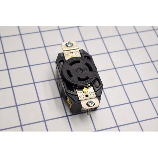 Bryant Locking Receptacle 30A 3PH 250V L15-30R Black (71530FR)