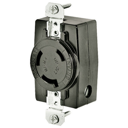 Bryant Locking Receptacle 30A 3PH 480V L12-30R Black (71230FR)