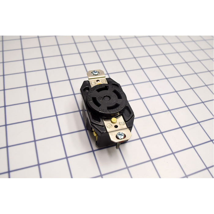 Bryant Locking Receptacle 30A 3PH 600V L17-30R Black (71730FR)