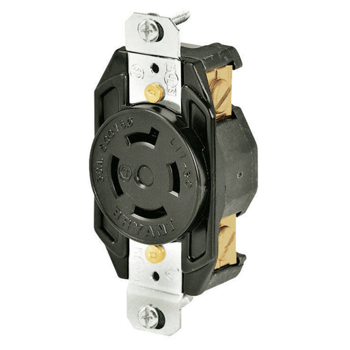Bryant Locking Receptacle 30A 3PH 600V L17-30R Black (71730FR)