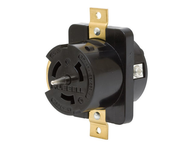 Bryant Locking Receptacle 50A 125/250V 3P4W LC (CS6369L)