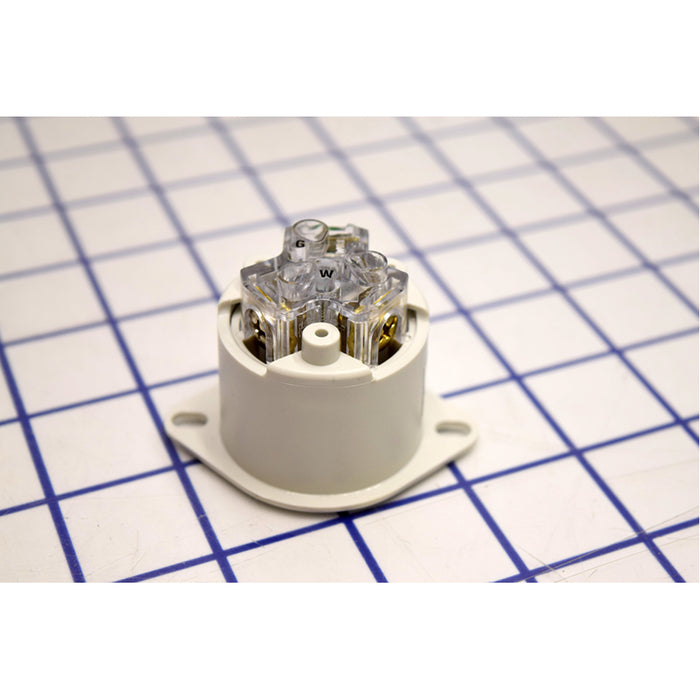 Bryant Locking Single Receptacle 15A 125V L5-15R White (4715ER)