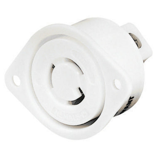 Bryant Locking Single Receptacle 15A 125V L5-15R White (4715ER)