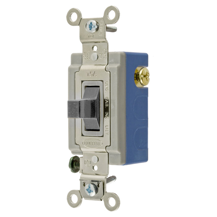 Bryant Momentary Switch 15A 120/277V SPDT Gray (4821GRY)