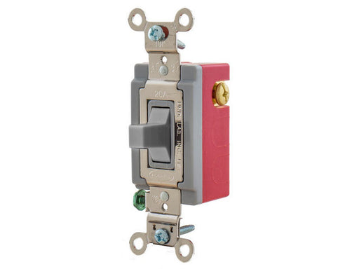 Bryant Momentary Toggle 20A 120/277V SPDT Gray (4921GRY)