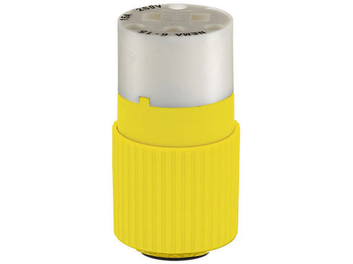 Bryant Non-Locking 15A/250V Connector Yellow (BRY5669NCSY)