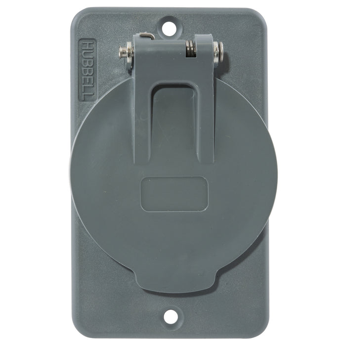 Bryant Outlet Box Lift Cover 1.39 Inch Diameter Receptacle (BRY3057)