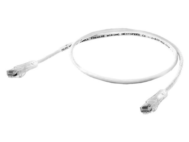 Bryant Patch Cord Nextspeed CAT6 Slim White 100 Foot (HC6W100)