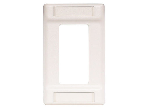 Bryant Plate 1-Gang Cover Loads Up To 6-Port Label Field White (IFP126W)