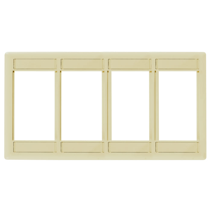 Bryant Plate 1-Gang iStation Module Frame 4U Ivory (IMF4EI)