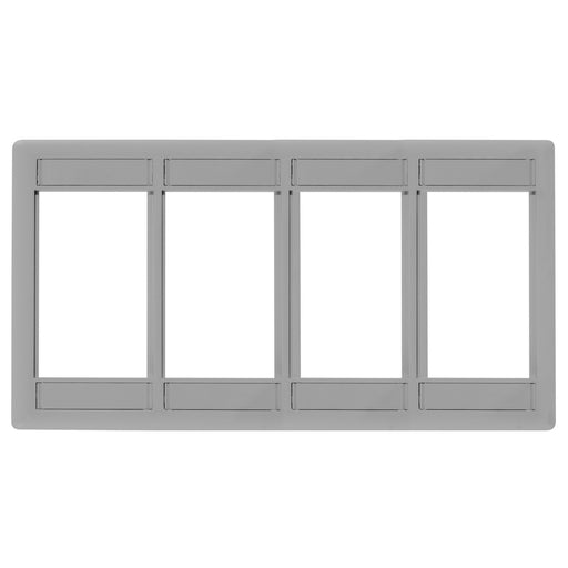 Bryant Plate 1-Gang iStation Module Frame 4U Gray (IMF4GY)