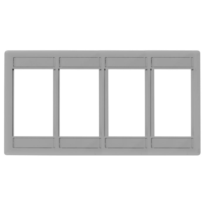 Bryant Plate 1-Gang iStation Module Frame 4U Gray (IMF4GY)