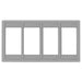 Bryant Plate 1-Gang iStation Module Frame 4U Gray (IMF4GY)