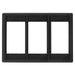 Bryant Plate 3-Gang iStation Module Frame 9U Black (IMF3BK)
