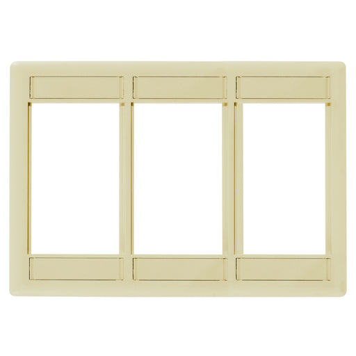 Bryant Plate 3-Gang iStation Module Frame 9U Ivory (IMF3EI)