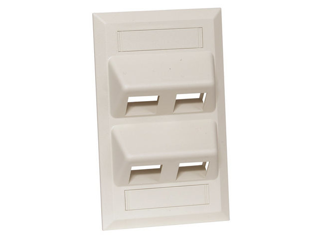 Bryant Plate Angled 1-Gang 4P TI (AFP14I)