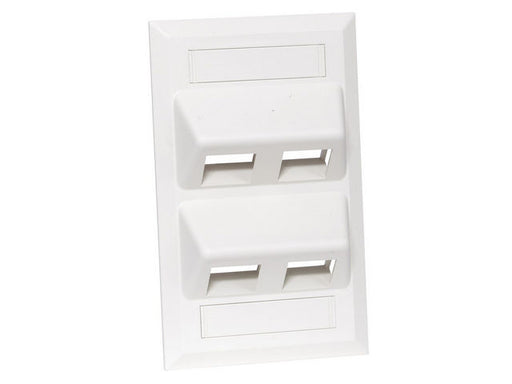 Bryant Plate Angled 1-Gang 4P White (AFP14W)