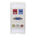 Bryant Plate Bezel WM 5507 Office White (HWAPLOW)