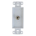 Bryant Plate Frame Decorator With F-Type Connector White (NS780W)
