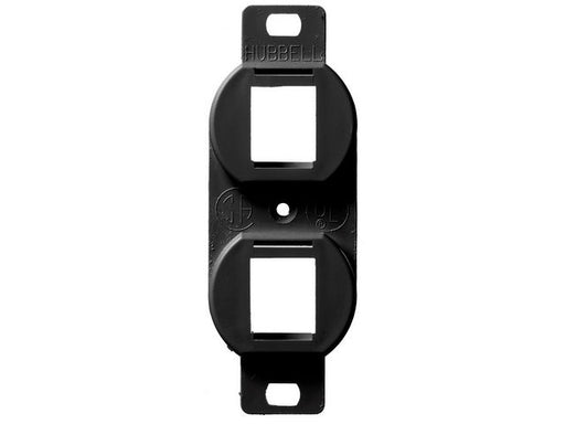 Bryant Plate Frame Duplex 2P Black (BR106B)