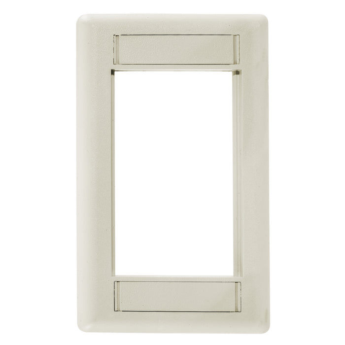 Bryant Plate iStation Module Frame 1-Gang 3U Office White (IMF1OW)