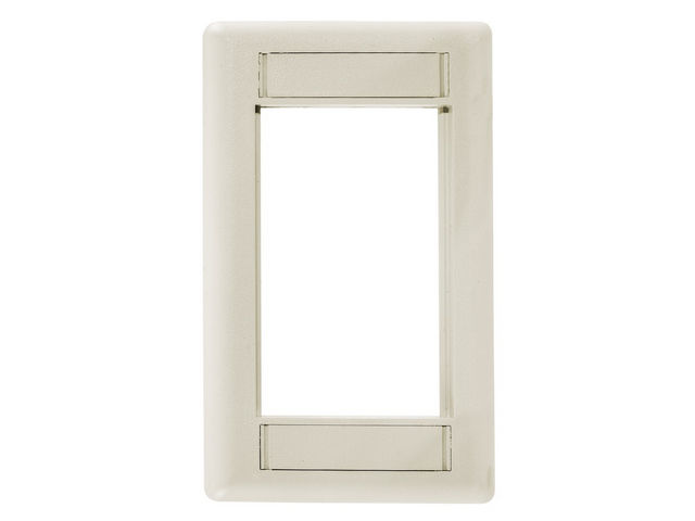 Bryant Plate iStation Module Frame 1-Gang 3U Office White (IMF1OW)